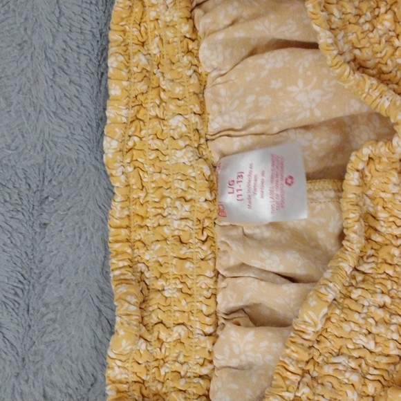 Size large yellow and floral nobo skirt - Picture 2 of 2